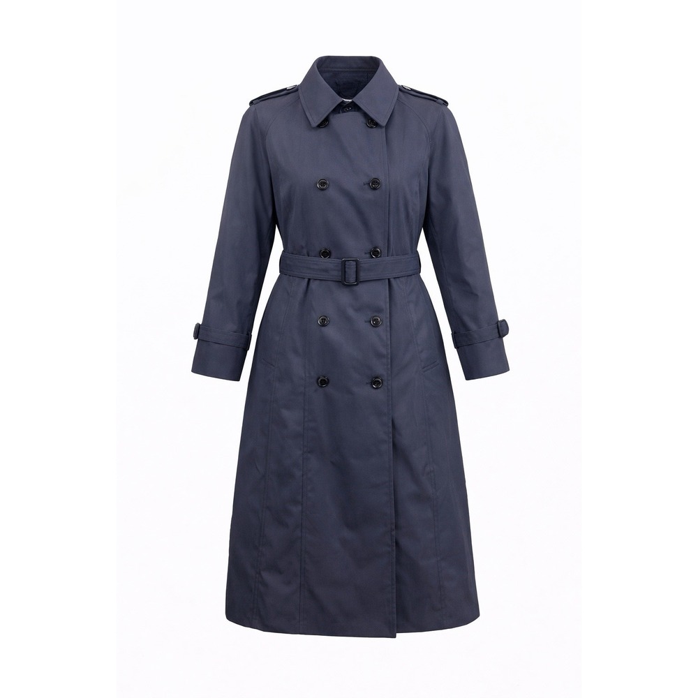 Defense Logistics Agency GarrisonThe Perfect Fit Trench Coat Size Navy 6R